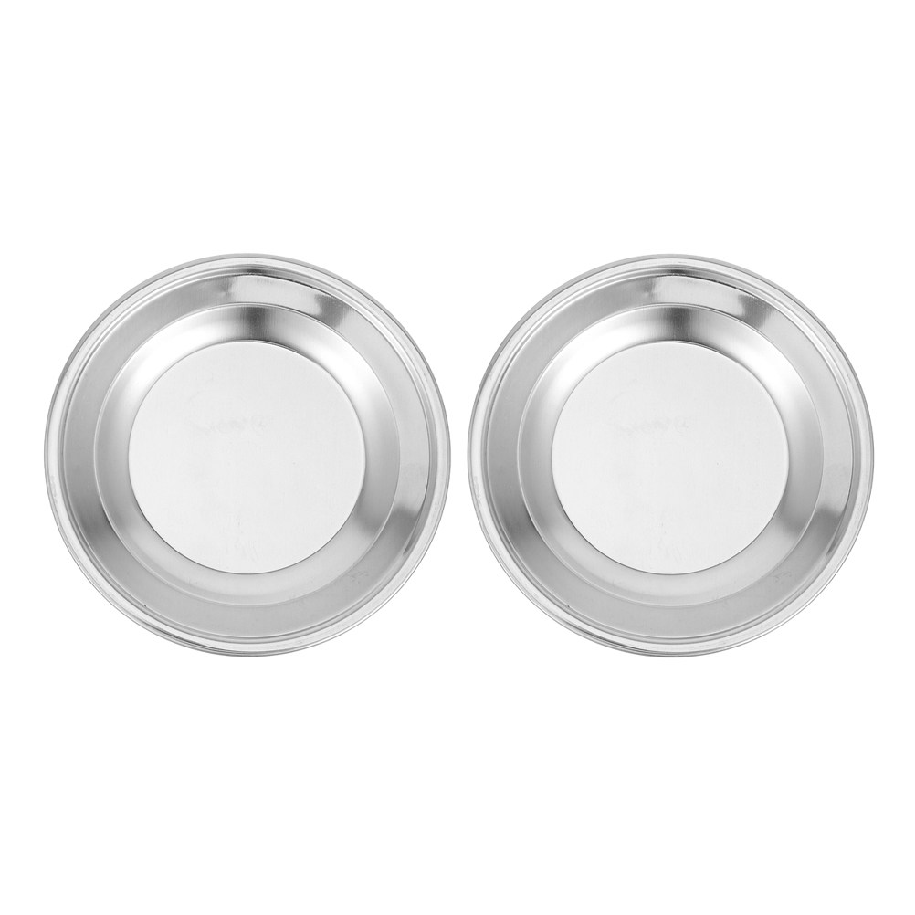 ステンレス製ティーバッグトレイ2個セット。丸型で、お茶を注ぐ - Drip Tray Saucer のレビューと価格